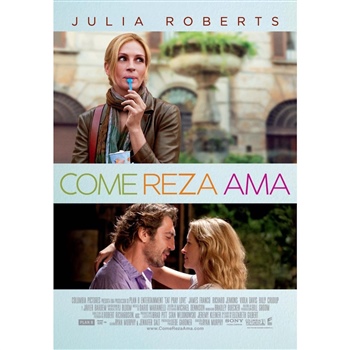 Portada de la película 'Come, reza, ama'