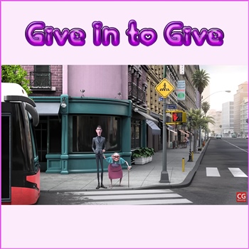 Imagen del cortometraje 'Give in to giving'