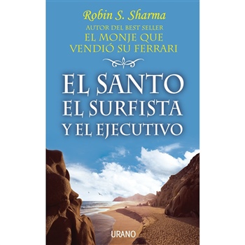 Portada del libro 'El santo, el surfista y el ejecutivo'